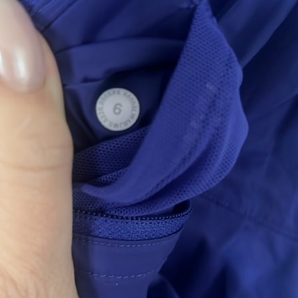 Lululemon Goal Smasher Jacket Size 6 Run Sea Wheeze - Picture 7 of 7